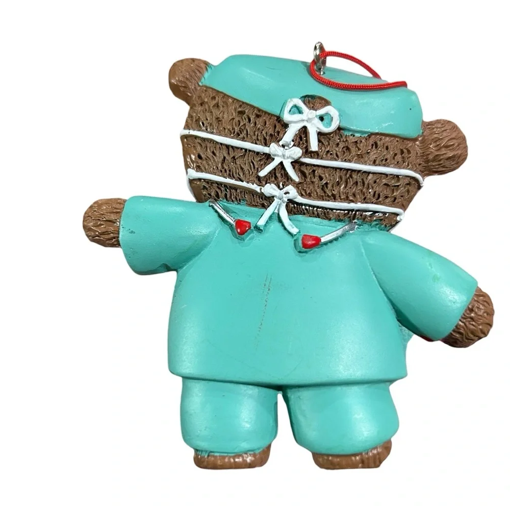 Hobby Lobby Medical Bear Christmas Ornament Nurse Doctor Scrubs NWOT